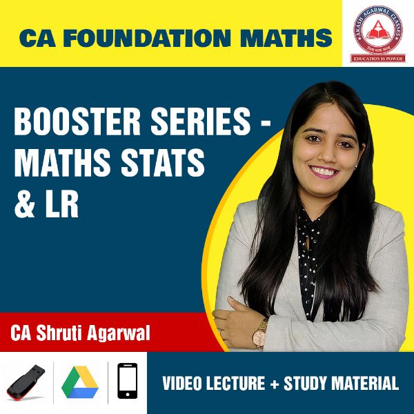 Picture of CA FOUNDATION MATHS - BOOSTER SERIES - by CA Shruti Agarwal