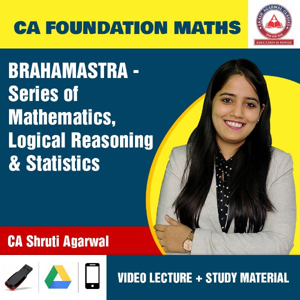 Picture of CA FOUNDATION MATHS - BRAHAMASTRA - by CA Shruti Agarwal