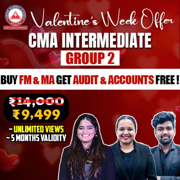 Picture of CMA INTER G2 FMDA, MANAGEMENT ACCOUNTING & CO. ACCOUNTS & AUDIT COMBO [VALENTINE WEEK OFFER]