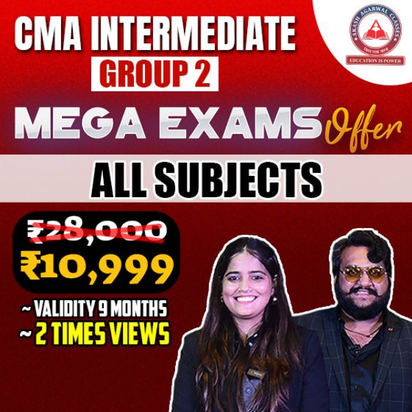 Picture of CMA INTER GROUP 2 COMBO- [MEGA EXAM DHAMAKA OFFER]