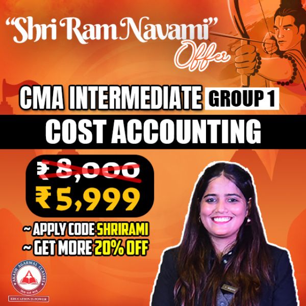 Picture of CMA Inter Group 1 - Costing - by CA Shruti Agarwal 