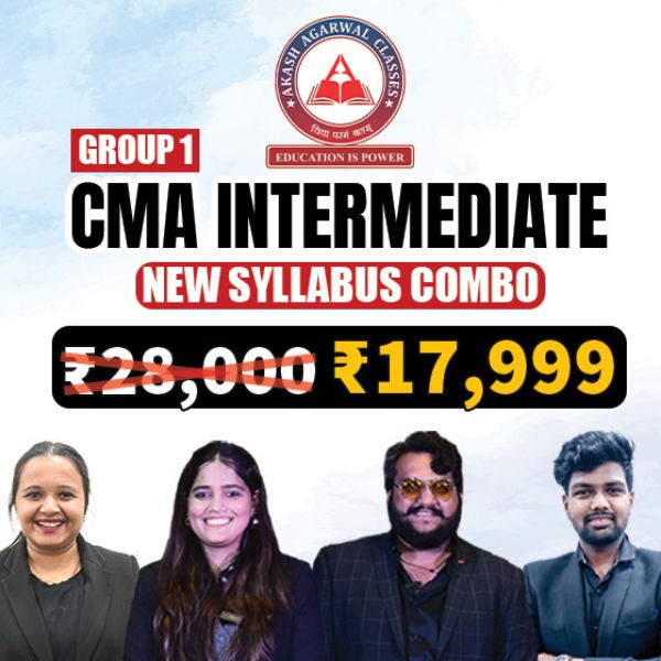 Picture of CMA INTER COMBO  - GROUP 1 (New Syllabus)