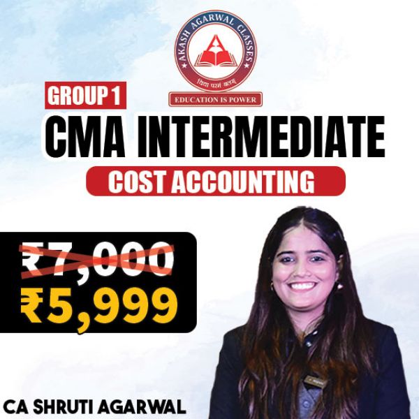 Picture of CMA INTER GROUP 1 - COST ACCOUNTING