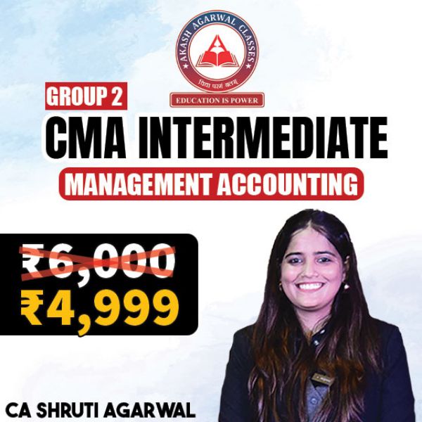 Picture of CMA INTER GROUP 2- MANAGEMENT ACCOUNTING 