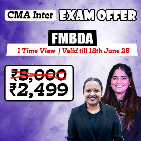 Picture of CMA INTER G2-PAPER 11: FMBDA [EXAM OFFER]