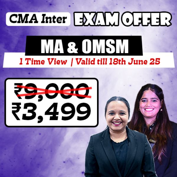 Picture of CMA INTER COMBO- GROUP 2 MA + OM & SM [EXAM OFFER]