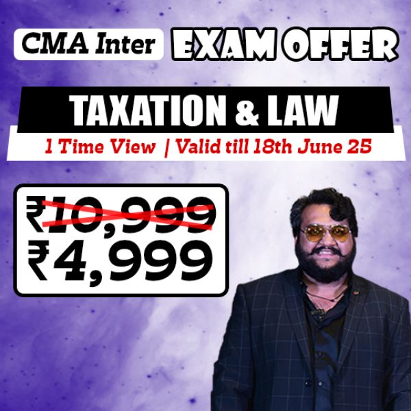 Picture of CMA INTER COMBO- GROUP 1  TAXATION + LAW & ETHICS [EXAM OFFER]