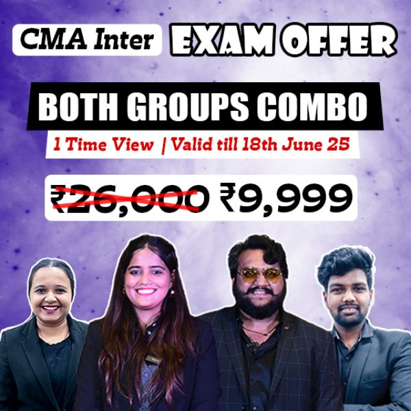 Picture of CMA INTER BOTH GROUP COMBO [EXAM OFFER]