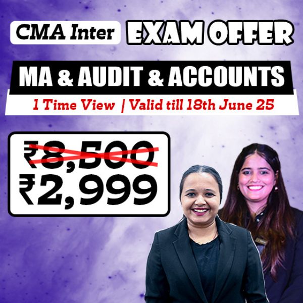Picture of CMA INTER G2 MANAGEMENT ACCOUNTING & A/C & AUDIT COMBO [EXAM OFFER]