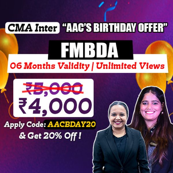 Picture of CMA INTER GROUP 2- FMBDA (AAC'S BIRTHDAY OFFER)