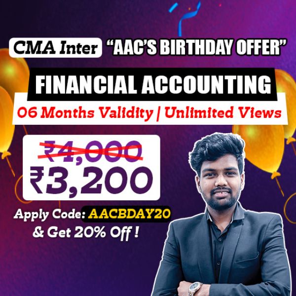 Picture of CMA INTER GROUP 1- FINANCIAL ACCOUNTING (AAC'S BIRTHDAY OFFER)