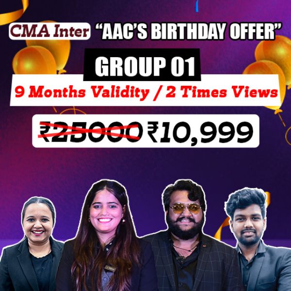 Picture of CMA INTER GROUP 1 COMBO- (AAC'S BIRTHDAY OFFER)