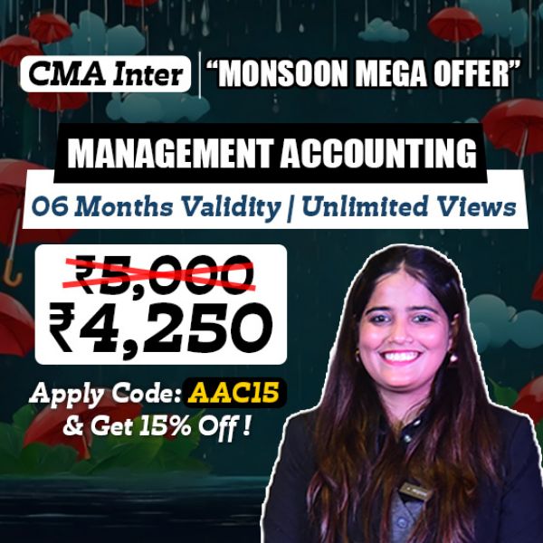 Picture of CMA INTER GROUP 2- MANAGEMENT ACCOUNTING (MONSOON MEGA OFFER)