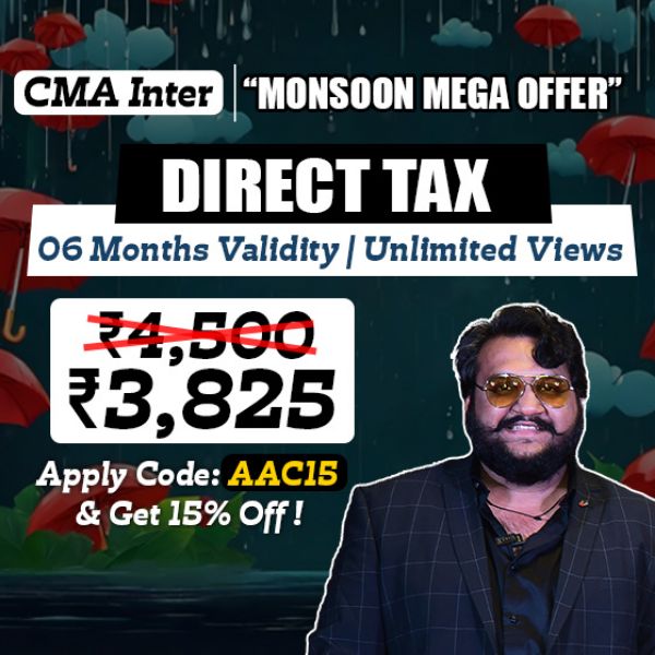Picture of CMA INTER GROUP 1- DIRECT TAXATION (MONSOON MEGA OFFER)