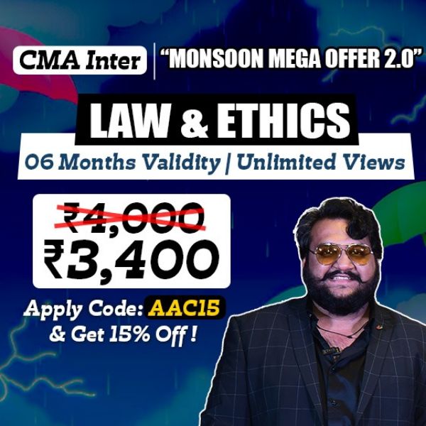 Picture of CMA INTER GROUP 1 - LAW & ETHICS  [MONSOON MEGA OFER 2.0]