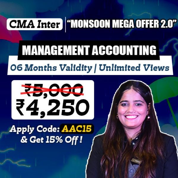 Picture of CMA INTER GROUP 2- MANAGEMENT ACCOUNTING [MONSOON MEGA OFER 2.0]
