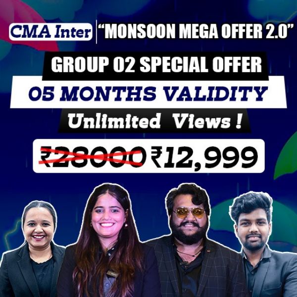 Picture of CMA INTER GROUP 1- INDIRECT TAXATION [MONSOON MEGA OFER 2.0]