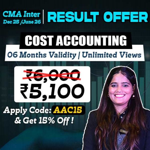 Picture of CMA INTER GROUP 1 - COST ACCOUNTING (RESULT OFFER)