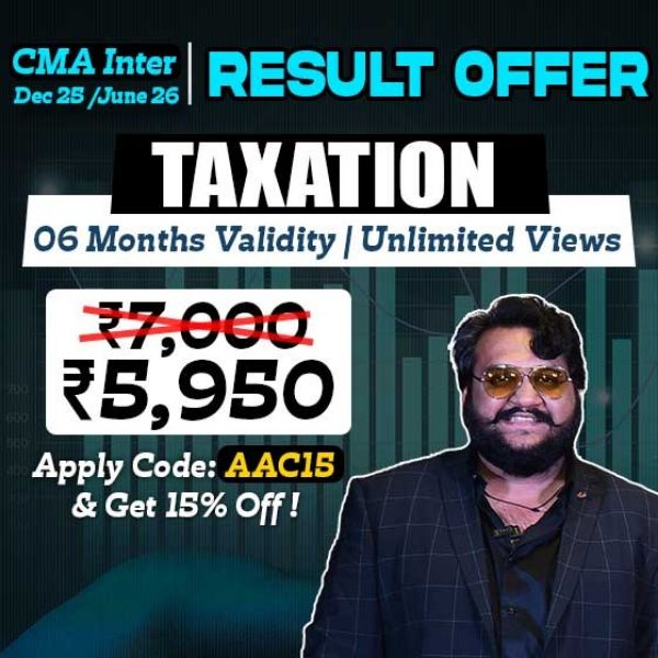 Picture of CMA INTER GROUP 1 - TAXATION (RESULT OFFER)