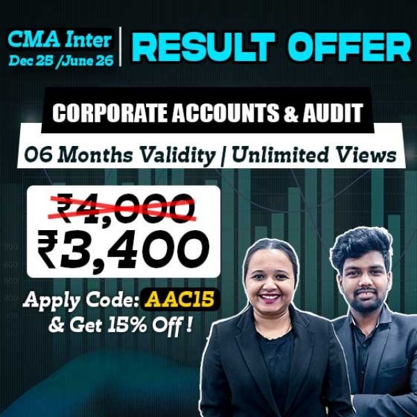 Picture of CMA INTER GROUP 2- CO. ACCOUNTS & AUDIT (RESULT OFFER)
