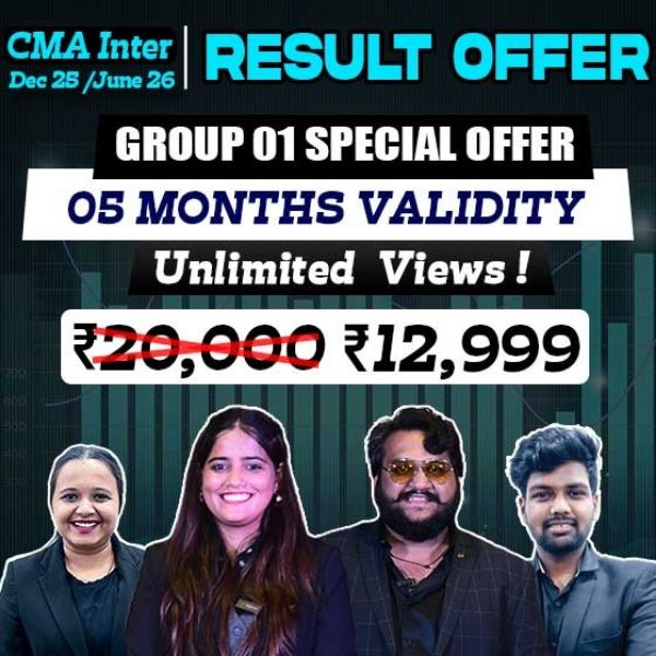 Picture of CMA INTER COMBO  - GROUP 1 (RESULT OFFER) 5 MONTHS