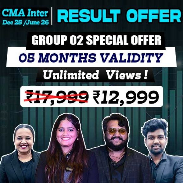 Picture of CMA INTER COMBO  - GROUP 2 (RESULT OFFER) 5 MONTHS 