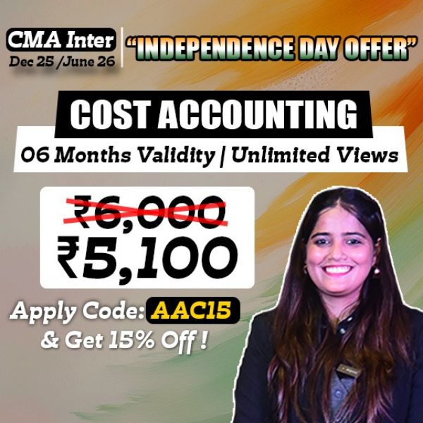 Picture of CMA INTER GROUP 1 - COST ACCOUNTING (INDEPENDENCE DAY OFFER)