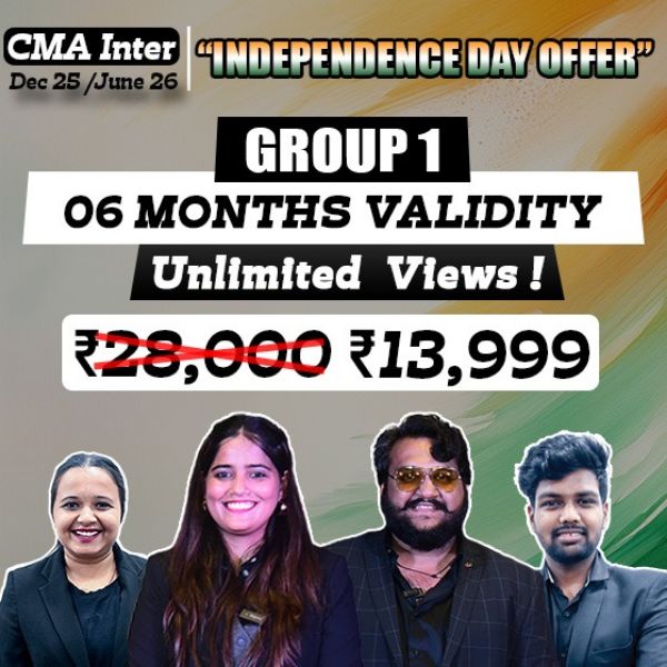 Picture of CMA INTER GROUP 1 COMBO (INDEPENDENCE DAY OFFER) 6 MONTHS 