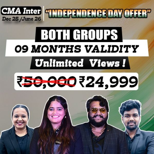 Picture of CMA INTER BOTH GROUP COMBO (NEW SYLLABUS)- (INDEPENDENCE DAY OFFER)