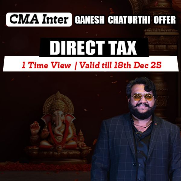 Picture of CMA INTER GROUP 1- DIRECT TAXATION [GANESH CHATURTHI OFFER]
