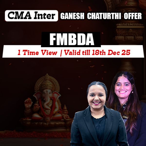 Picture of CMA INTER G2-PAPER 11: FMBDA [GANESH CHATURTHI OFFER]