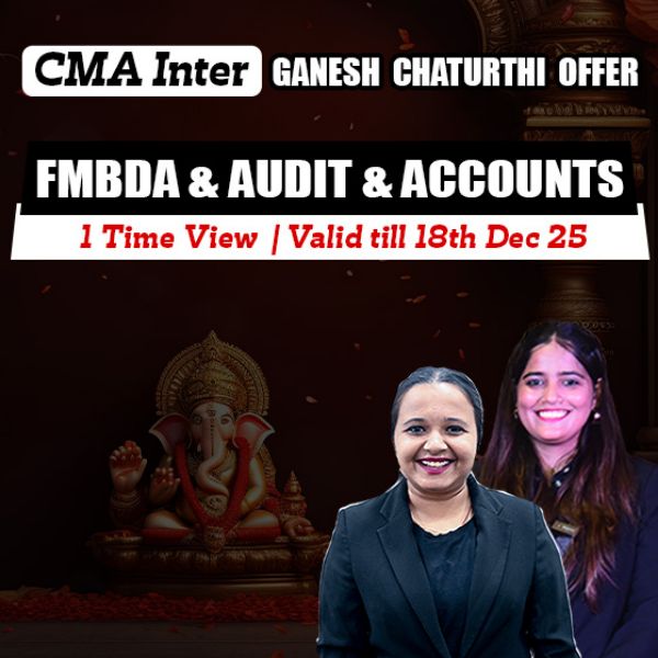 Picture of CMA INTER COMBO- GROUP 2 FMDA + CO. A/C & AUDIT [GANESH CHATURTHI OFFER]