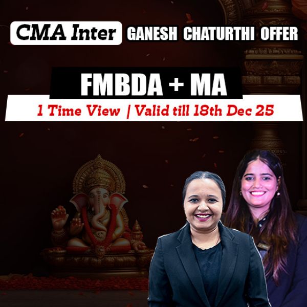 Picture of CMA INTER COMBO- GROUP 2 FMDA + MANAGEMENT ACCOUNTING [GANESH CHATURTHI OFFER]