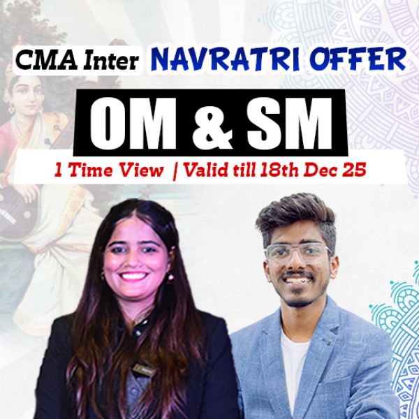 Picture of CMA INTER G2- OM & SM [NAVRATRI OFFER]