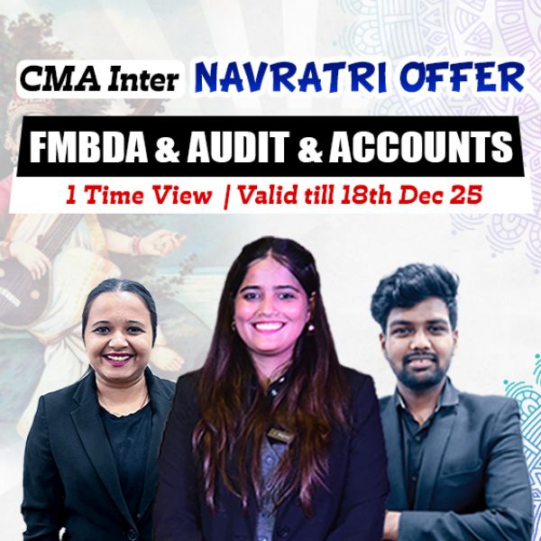 Picture of CMA INTER COMBO GROUP 1- COSTING + ACCOUNTS [NAVRATRI OFFER]