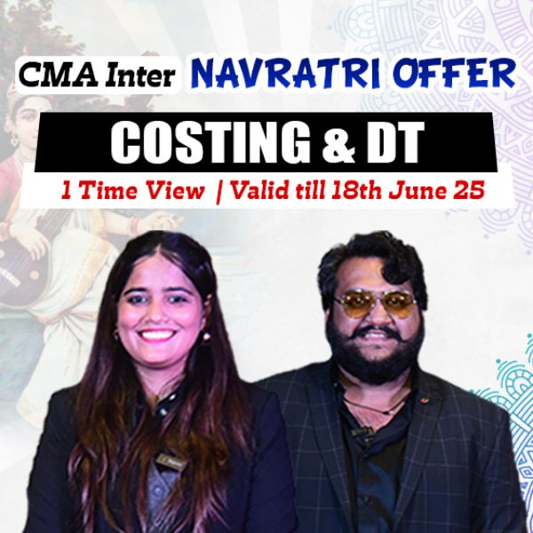 Picture of CMA INTER COMBO GROUP 1- COSTING + DIRECT TAXATION [NAVRATRI OFFER]