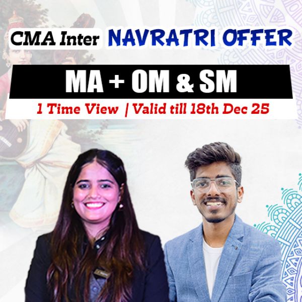 Picture of CMA INTER COMBO- GROUP 2 MA + OM & SM [NAVRATRI OFFER]