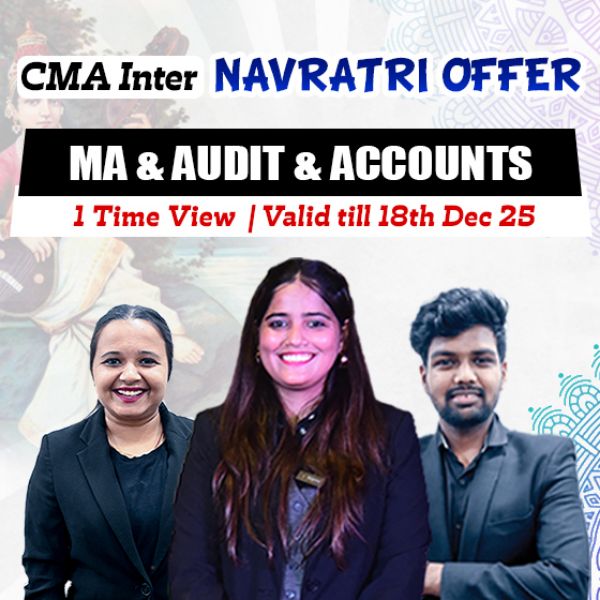 Picture of CMA INTER G2 MANAGEMENT ACCOUNTING + CO.ACCOUNTS & AUDIT COMBO [NAVRATRI OFFER]