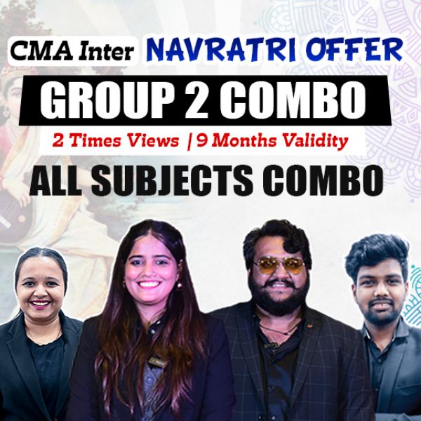 Picture of CMA INTER COMBO- GROUP 2 [NAVRATRI OFFER]
