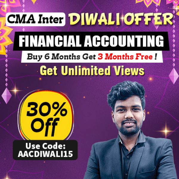 Picture of CMA INTER GROUP 1- FINANCIAL ACCOUNTING [DIWALI DHAMAKA OFFER]