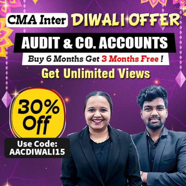 Picture of CMA INTER GROUP 2- CO. ACCOUNTS & AUDIT [DIWALI DHAMAKA OFFER]