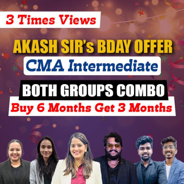 Picture of CMA Inter Both Groups Combo [Akash Sir's Bday Offer - 3 Times Views] 