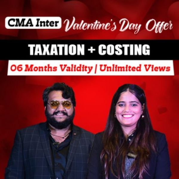 Picture of CMA INTER G1 COSTING & TAXATION COMBO [VALENTINES WEEK OFFER]