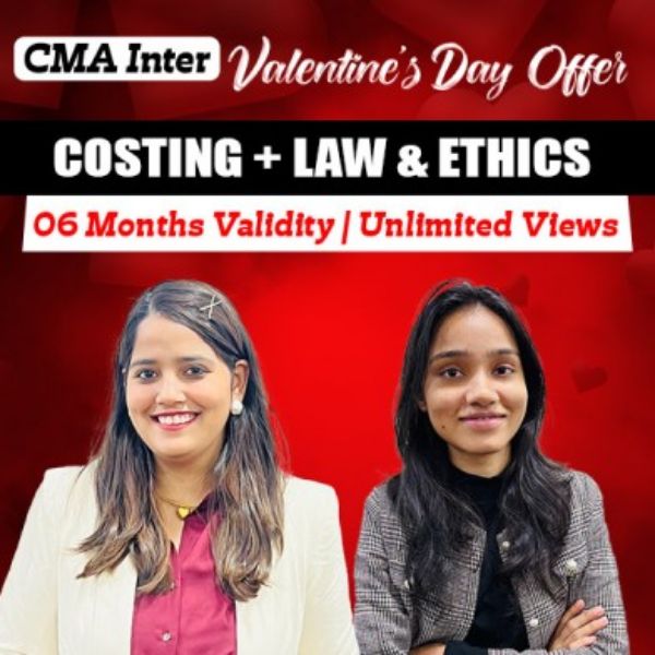 Picture of CMA INTER G1 COSTING & LAW COMBO [VALENTINES WEEK OFFER]