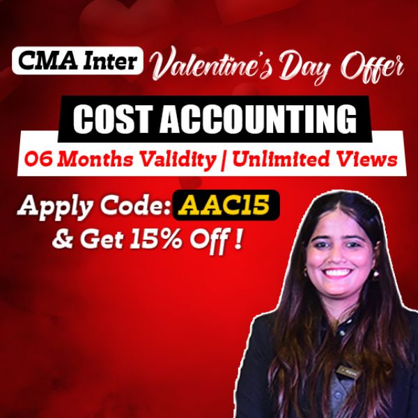 Picture of CMA INTER GROUP 1 - COST ACCOUNTING [VALENTINES WEEK OFFER]