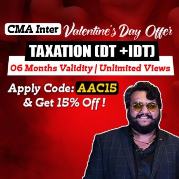 Picture of CMA INTER GROUP 1 - TAXATION [VALENTINES WEEK OFFER]