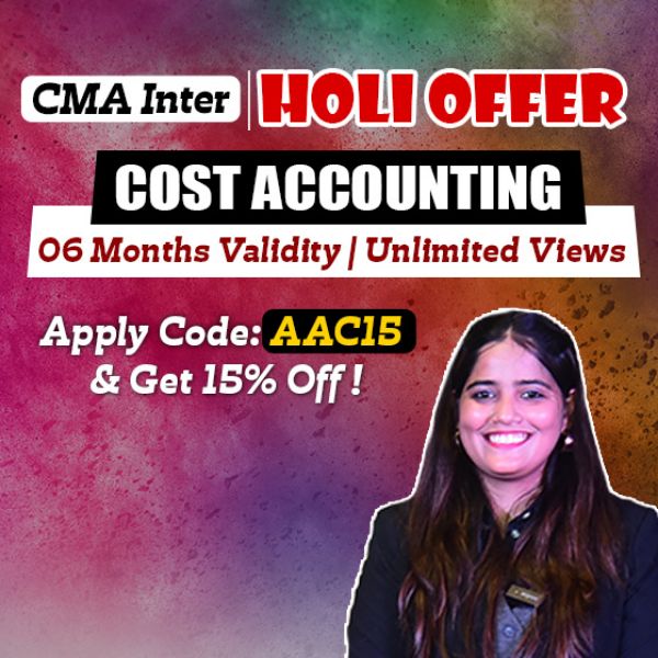 Picture of CMA INTER GROUP 1 - COST ACCOUNTING