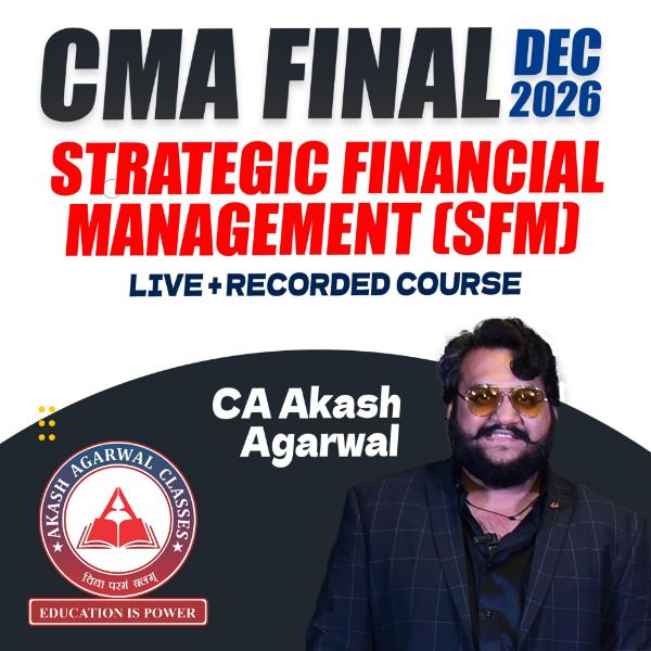 Picture of CMA Final Group 3 - Paper 14 Strategic Financial Management (SFM)