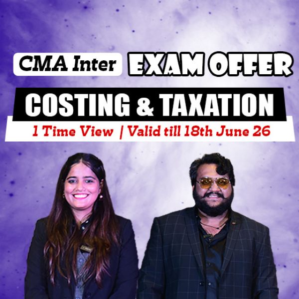 Picture of CMA INTER COMBO GROUP 1- COST ACCOUNTING +  TAXATION [EXAM OFFER]