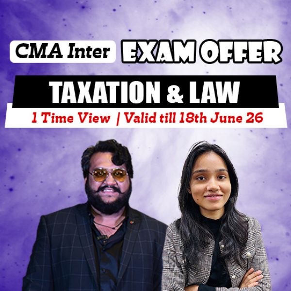Picture of CMA INTER COMBO- GROUP 1  TAXATION + LAW & ETHICS [EXAM OFFER]